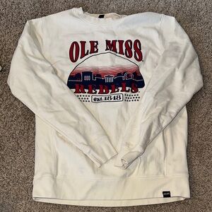 Ole Miss Rebels White Sweatshirt